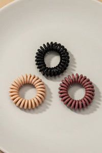 3-Piece Set Coil Hair Ties