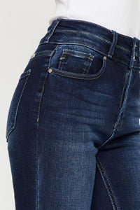 High Rise Wide Waistband Skinny Bootcut