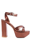 NYLE PLATFORM HEELED SANDALS