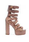 LONDON RAG SAROUCHI CAGED HIGH HEEL BUCKLE SANDAL