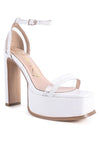 CUTLASS HIGH HEELED CHUNKY SANDALS