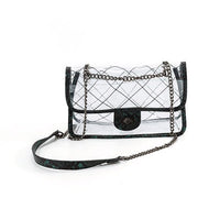 HIGH QUALITY QUILTED CLEAR PVC BAG