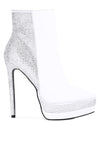 ENCANTO Diamante Set High Heeled Ankle Boot