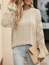 Lacey long sleeve top