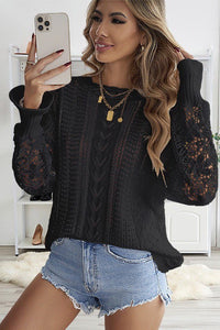 Lacey long sleeve top