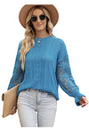 Lacey long sleeve top