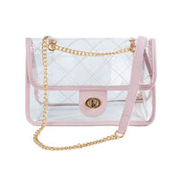 HIGH QUALITY QUILTED CLEAR PVC BAG