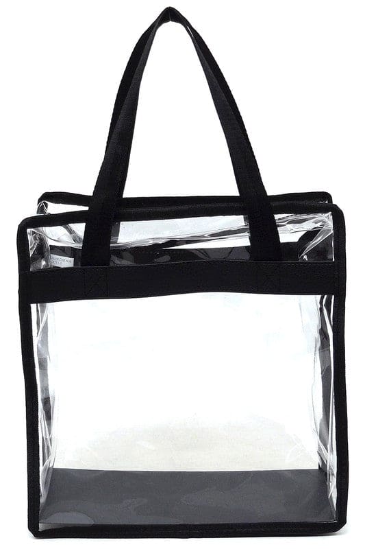 Fashion See Thru Transparent Tote Satchel