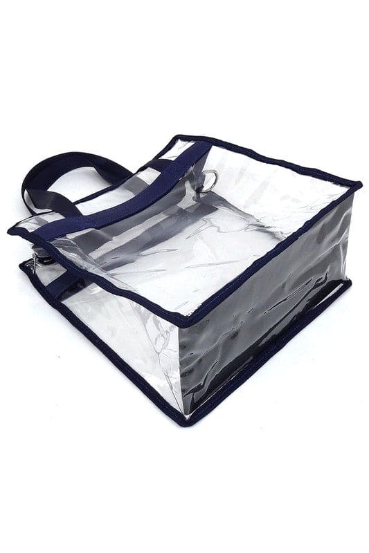 Fashion See Thru Transparent Tote Satchel