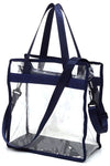 Fashion See Thru Transparent Tote Satchel