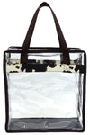 Fashion See Thru Transparent Tote Satchel