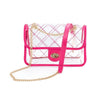 HIGH QUALITY QUILTED CLEAR PVC BAG