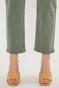 Ultra High Rise 90's Olive Straight