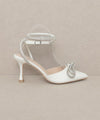 Oasis Society Chelsea - Bow Front Kitten Heel