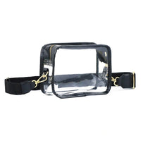 Clear Square Stadium Sling Bag Crossbody Strap