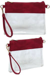 Fashion See Thru Transparent Clutch Crossbody Bag