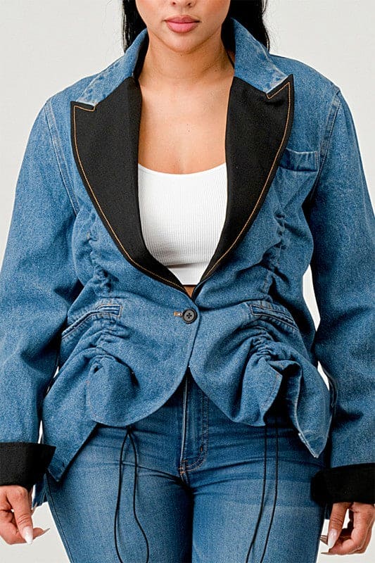 Athina Cute Denim Blazer