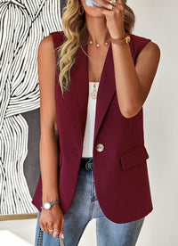 Sleeveless blazer