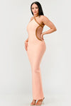 Peaches and Cream Infinity Gown Bandage dress