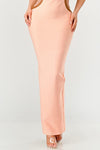 Peaches and Cream Infinity Gown Bandage dress