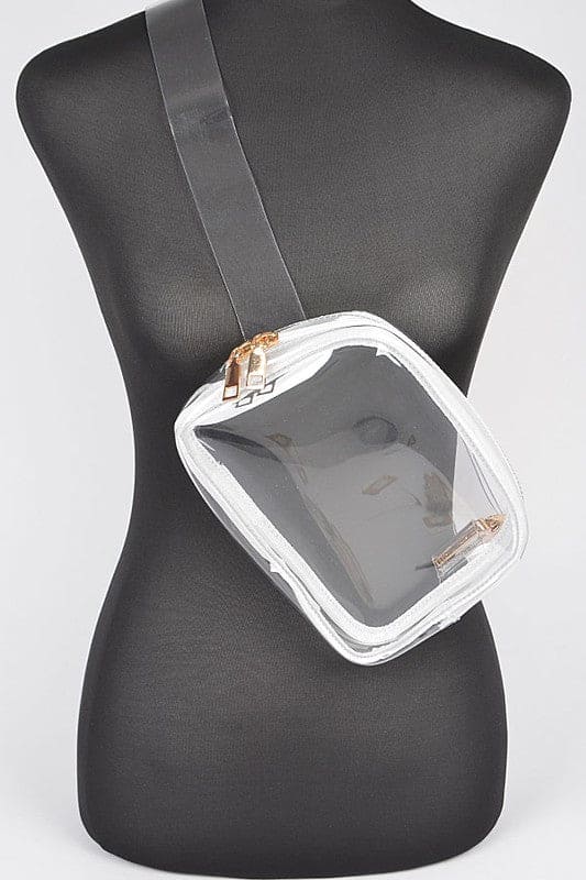 Transparent Cleaered Convertible Stadium Fanny Bag