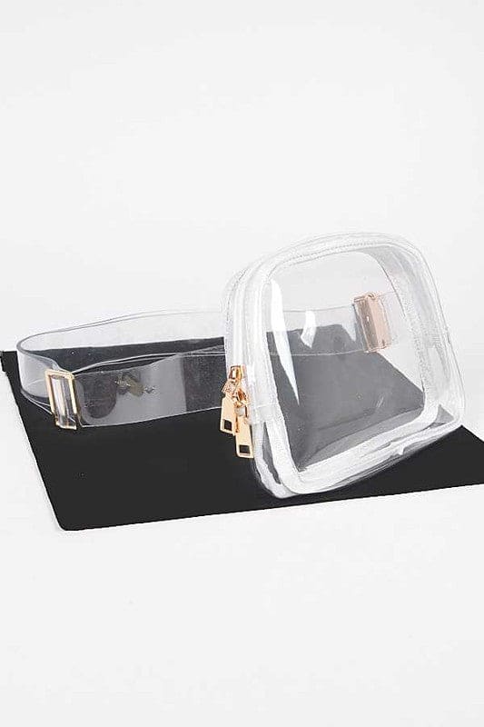 Transparent Cleaered Convertible Stadium Fanny Bag