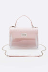 2 Tone Top Handle Transparent Stadium Bag