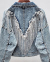 Fringed Denim Jacket