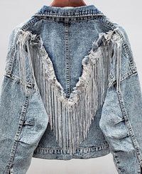 Fringed Denim Jacket