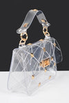 Studded Transparent Stadium Bag