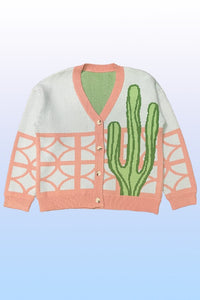 Cactus resort knit cardigan