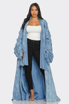 Maxi Denim Duster Coat