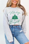 Merry & Bright Graphic Fleece Sweatshirts