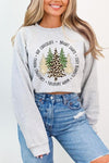 Christmas Trees Graphic Fleece Sweatshirts