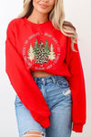 Christmas Trees Graphic Fleece Sweatshirts