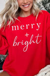 Merry+Bright Graphic Fleece Sweatshirts