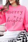 Merry+Bright Graphic Fleece Sweatshirts