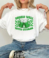 Drinks Well With Others Graphic Crew Neck Tee