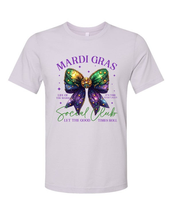 Mardi Gras Social Club Graphic Short Sleeve Tee