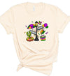 Mardi Gras Street Sign Graphic Short Sleeve Tee