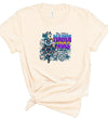 Mardi Gras New Orleans Graphic Short Sleeve Tee