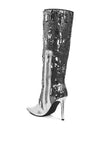 Sitarah Sequin Embellished Stiletto Long Boots