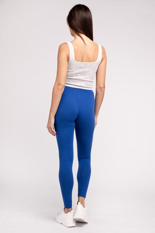 Premium Cotton Full-Length Leggings