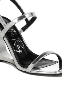 Ladra Metallic Fantasy Wedge Heel Sandals