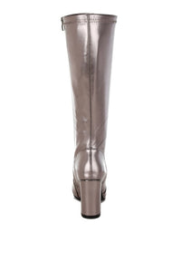 Halara Metallic Pleather Long Boots