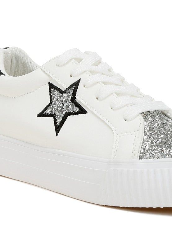 Merida Glitter Patch Chunky Sneakers