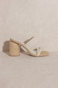 D-MARGARET-RAFFIA, HIGH HEEL, MULES