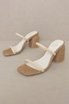 D-MARGARET-RAFFIA, HIGH HEEL, MULES