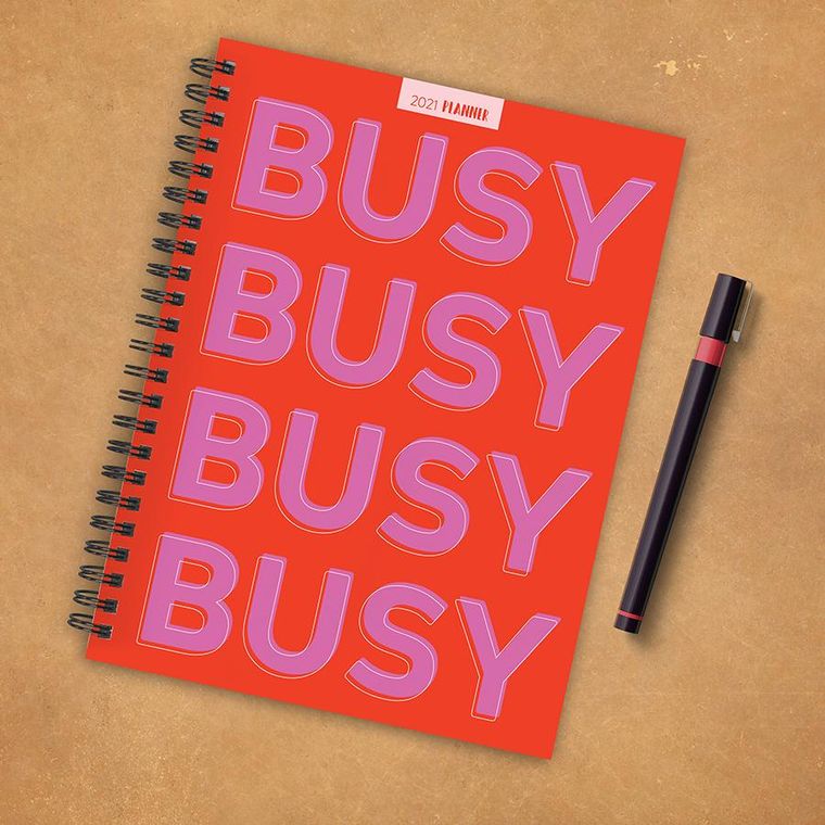 Busy Medium Weekly/Monthly Planner + Stickers - LURE Boutique